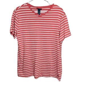 Polo by Ralph Lauren Logo Striped Cotton Jersey Tee, L
